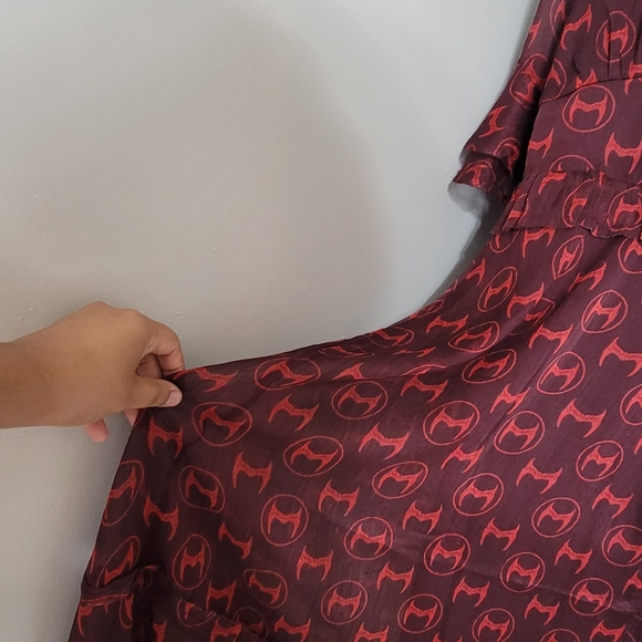 Marvel Scarlet Witch Crowns Allover Print Dress - BoxLunch Exclusive - Picture 8 of 9